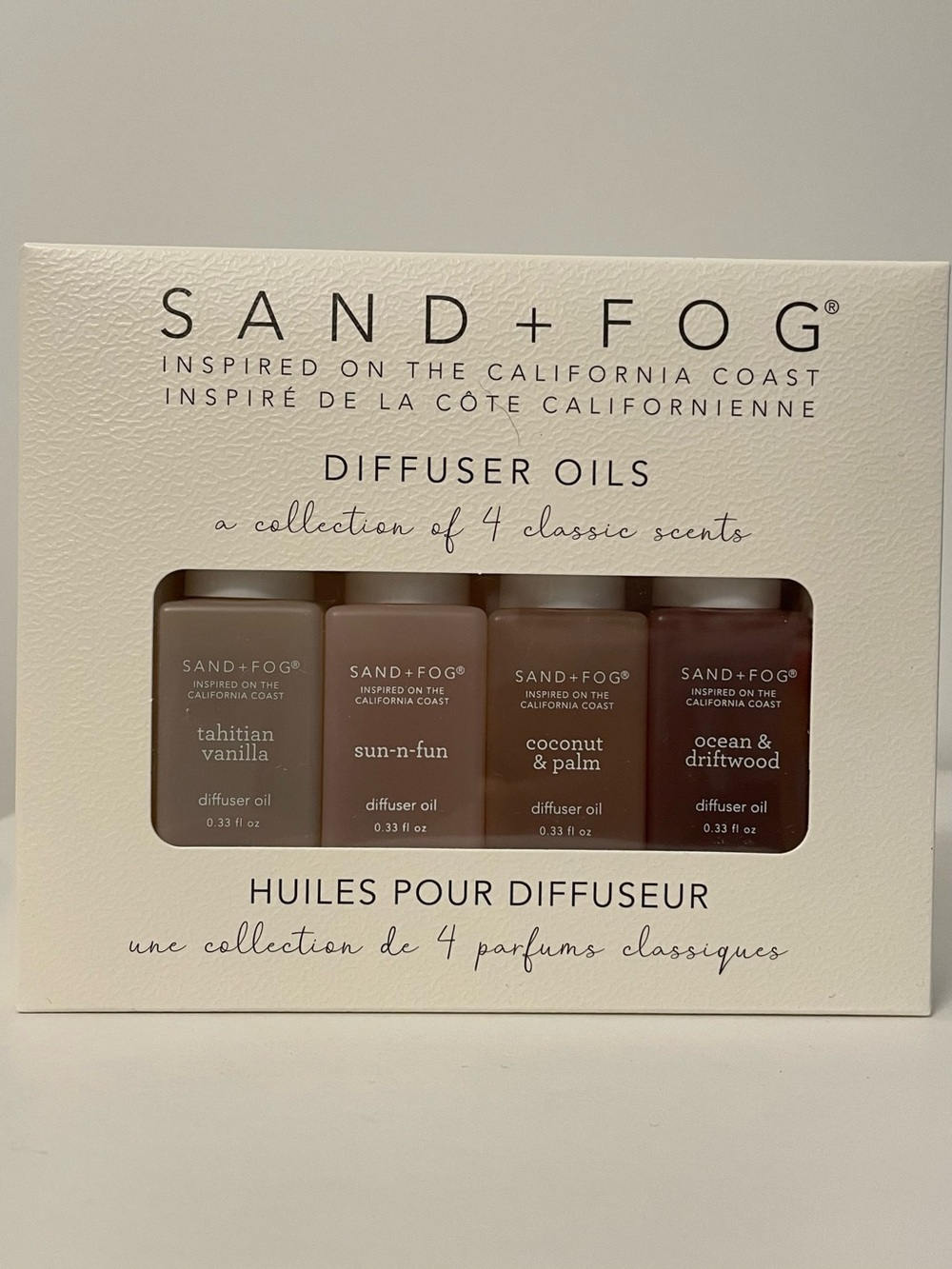 NWT SAND + FOG Diffuser Oils Collection of 4 Classic Scents - 4 x 0.33 FL OZ